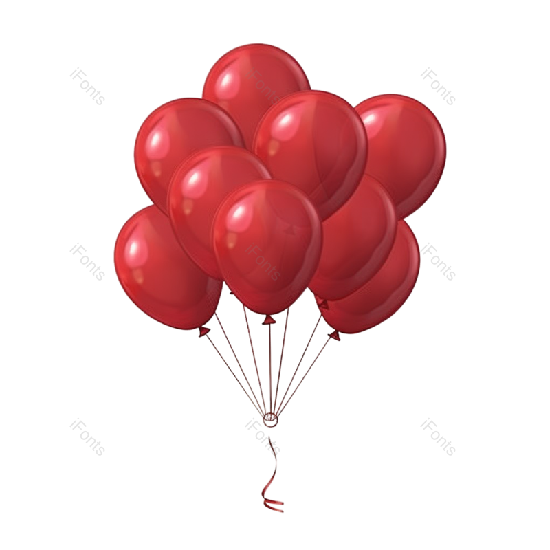 节日图片,立体元素,传统节日PNG,气球免抠素材